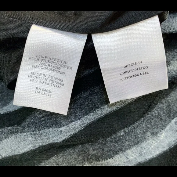 Evan Picone Vintage Knit Dress Grey Size 2 Petite - Picture 12 of 13